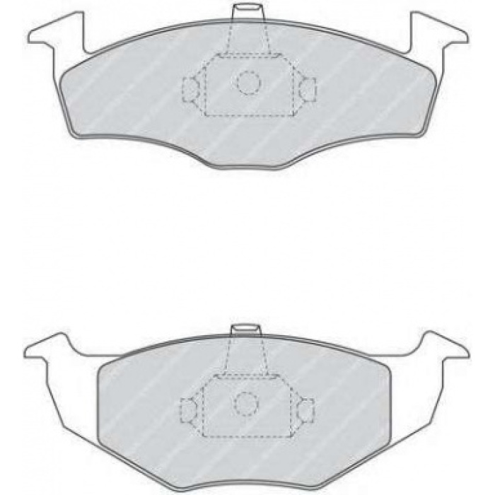 FREN BALATASI ÖN POLO III 95- LUPO 98- FOX 05- - AROSA 97- - FABIA 00-10 - FERODO FDB1101