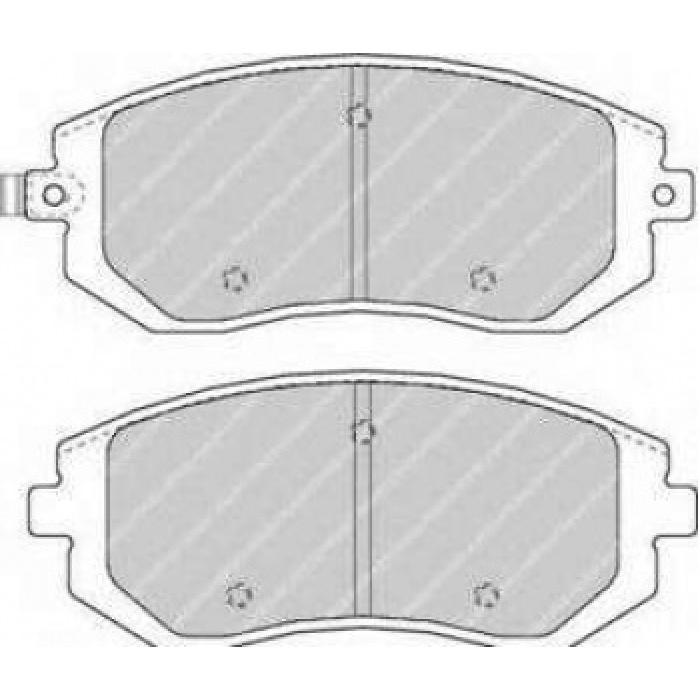 ON FREN BALATASI FORESTER 2.0-2.0S TURBO 09-02--- 2.5 11-02--- IMPREZA 2.0 12-00--- - FERODO FDB1639