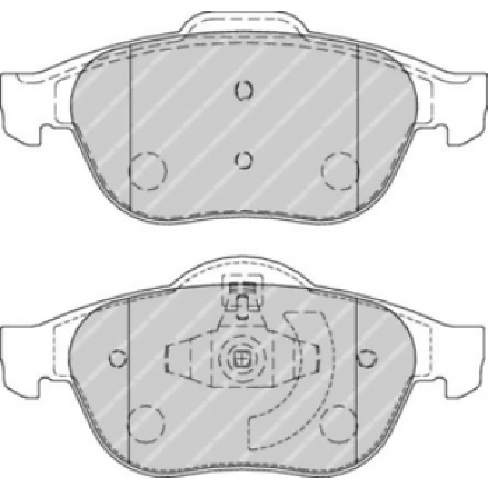 ON FREN BALATASI RENAULT MEGANE II 05- GRAND SCENIC II III 05-  CLIO III 04- 1.5 1.6 16V 1.9 D 2.0 16V 2.0 16 - FERODO FDB1865