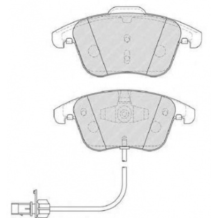 FREN BALATASI ON A4 08-15 A5 07- Q5 10-17 Q5 09-12 - FERODO FDB4045
