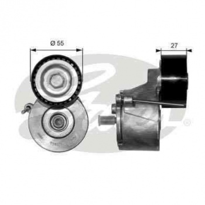 ALTERNATOR GERGI RULMANI KUTUKLU P206 1.4HDI 407 PARTNER 1.6 HDI C3 1.6 16V C5 1.6HDI BERLINGO 1.6 - GATES T38371