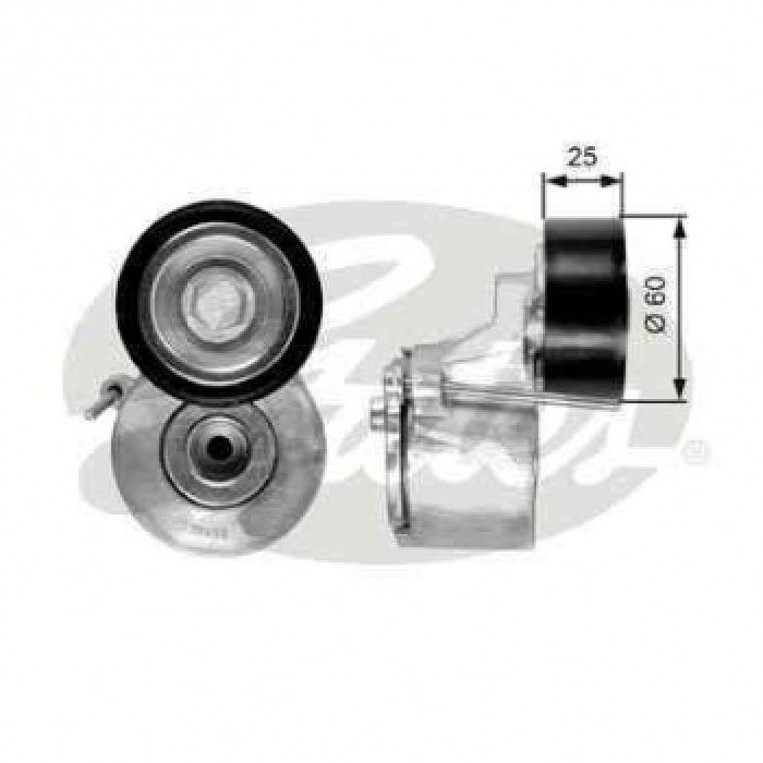 ALTERNATOR GERGI RULMANI P206-BIPPER-EXPERT-PARTNER-BERLINGO-C5-JUMPY-NEMO 1.4HDI-1.6HDI - GATES T38458