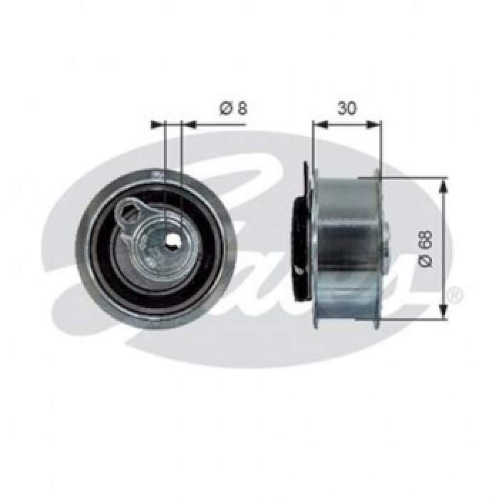 EKSANTRIK GERGI RULMANI A3 A4 Q3 Q5 AMAROK CADDY III GOLF VI VII JETTA IV PASSAT POLO T5 T6 T7 11- - GATES T43219