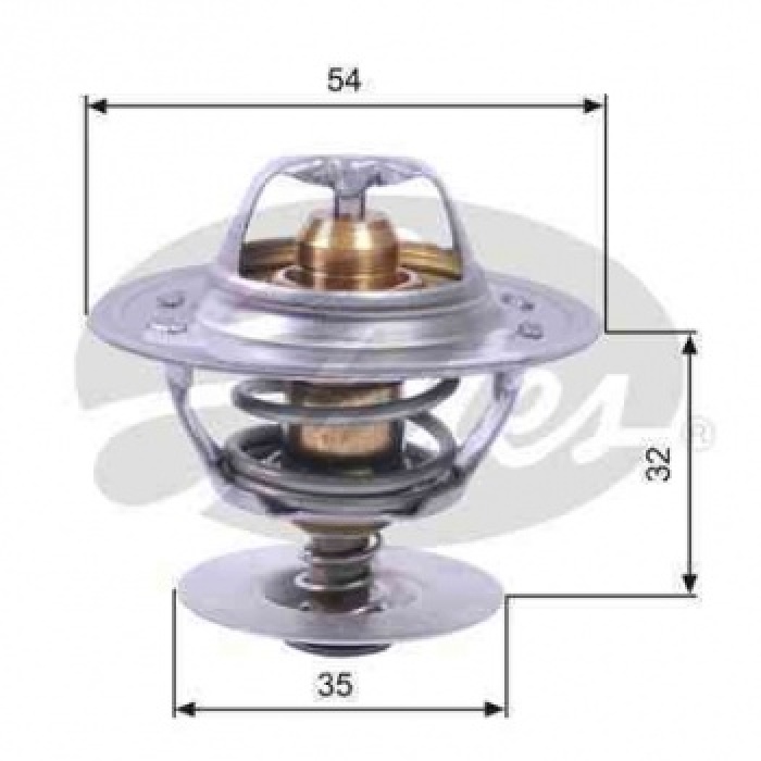 TERMOSTAT A3-A4-A6BORA-CADDY 2-GOLF-JETTA 2-PASSAT-POLO-T4-T5-OCTAVIA-CORDOBA-IBIZA-FABIA-FELICA - GATES TH11287G1