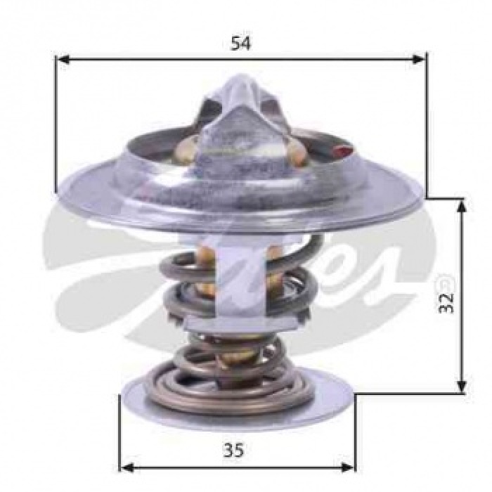 TERMOSTAT 90C VOLVO C70 97 05 S40 95 03 S60 00 10 S70 97 00 S80 98 06 V40 V70 LAGUNA SAFRA - GATES TH26590G1