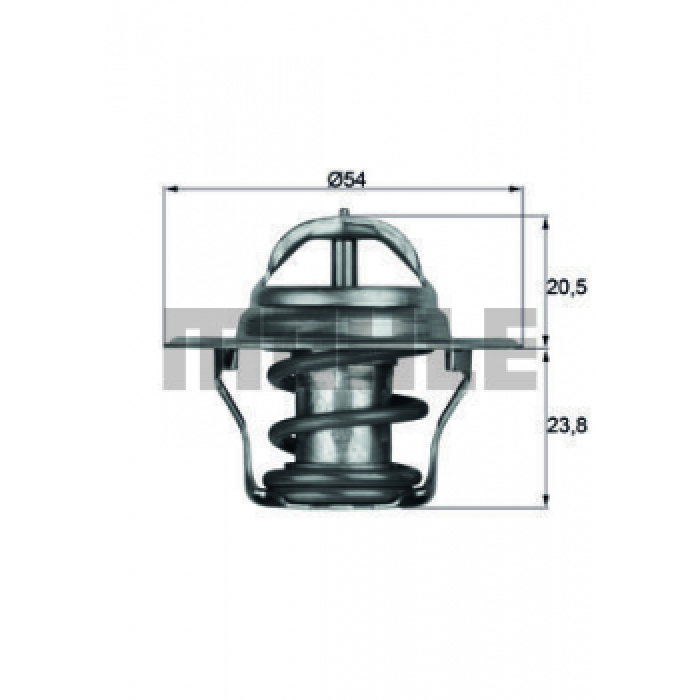 TERMOSTAT 87°C° BORA CADDY GOLF PASSAT POLO T5 SHARAN OCTAVIA FABIA TOLEDO IBIZA CORDOBA A3 A4 A6 - MAHLE TX1487D