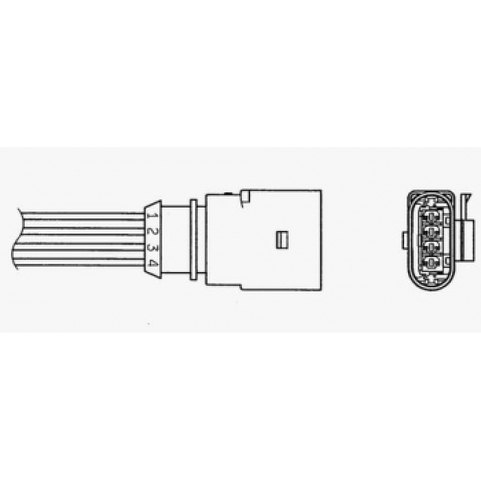 LAMBDA SENSORU 1884 A3-LEON-GOLF V-VI-TOURAN 1.6 05--- - NGK 96354