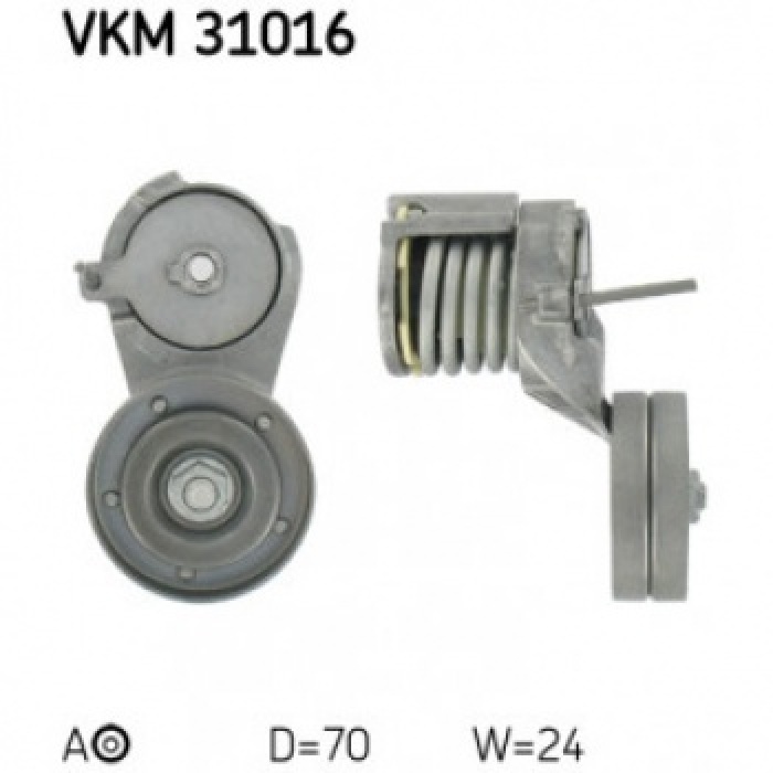 ALTERNATOR GERGI RULMANI KUTUKLU BORA 00 05 GOLF IV OCTAVIA TOLEDO II LEON 1.4 16V 1.6 1.6 16V - SKF VKM 31016