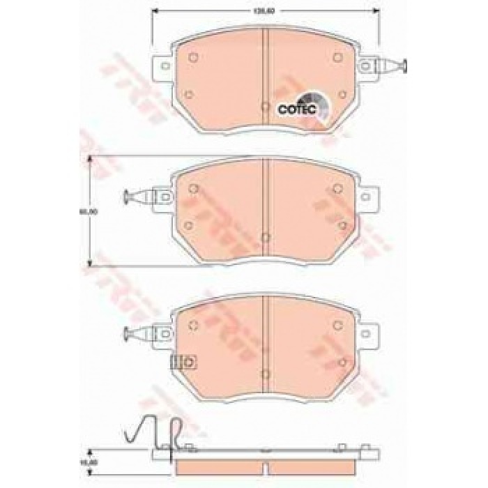 ON FREN BALATASI INFINITIFX 35-FX 4501-03- - TRW GDB3416