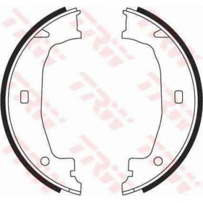 ARKA FREN BALATASI PABUC BMW E46-E87 116i-118d-120d 09-04-- - TRW GS8432