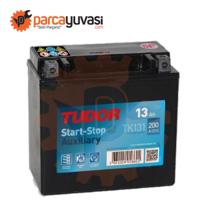 AKU 12V 13 AH AUXILIARY VRLA - YARDIMCI BESLEME 150X90X130 C55 TERS KUTUP - TUDOR TK131