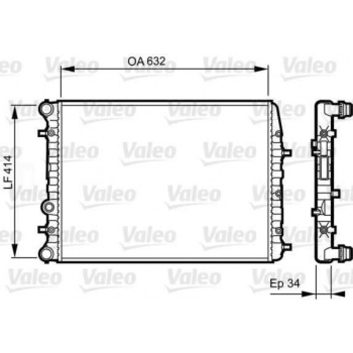 MOTOR RADYATORU POLO CORDOBA IBIZA IV V FABIA ROOMSTER 1.2 1.4 1.6 1.9TDI 99-16 - VALEO 732864