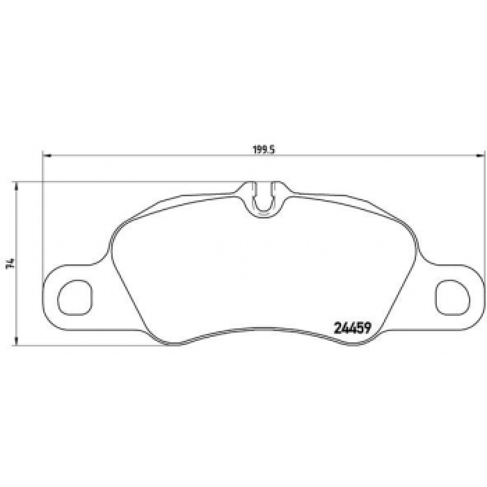 ON FREN BALATASI PORSCHE 911 CABRIO CARRERA BOXSTER 2.7 3.4 11- MA1.04 MAB.04 - BRAXIS AA0422