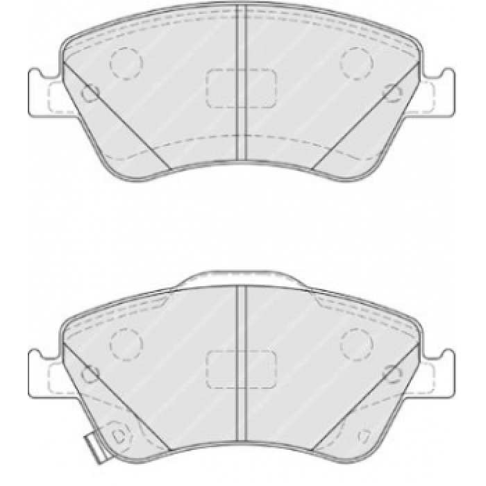 ON FREN BALATASI RENAULT MEGANE IV 15- SCENIC IV 15- TALISMAN 15- G142 MM Y58.5MM K18.6 MM - BRAXIS AA0667