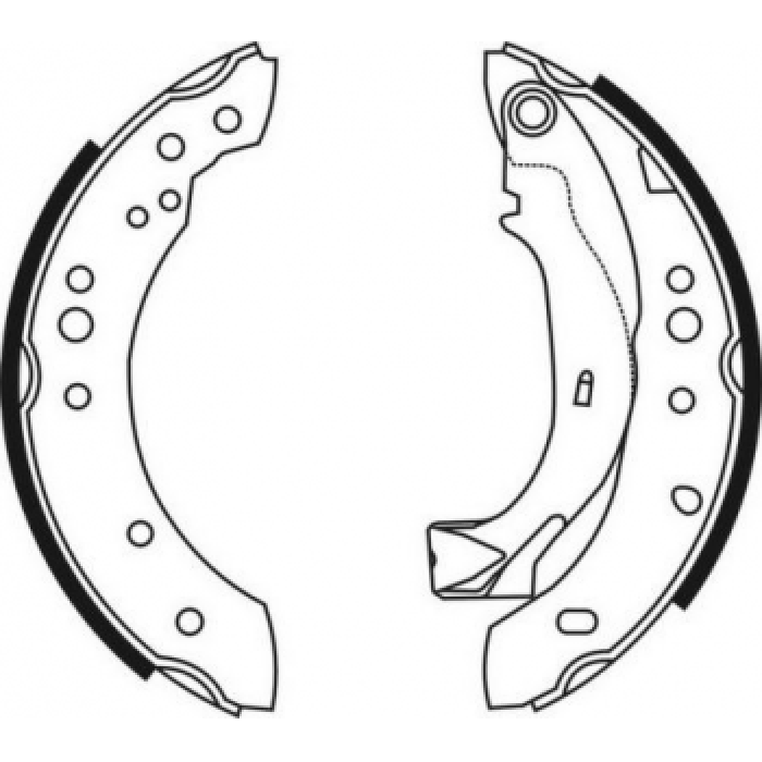 FREN BALATASI ARKA KAMPANA YPSILON 03-11 - 1007 05- - C2 02- C3 02- 1.1 1.2 1.4 HDI 203×38 - BRAXIS AC0120