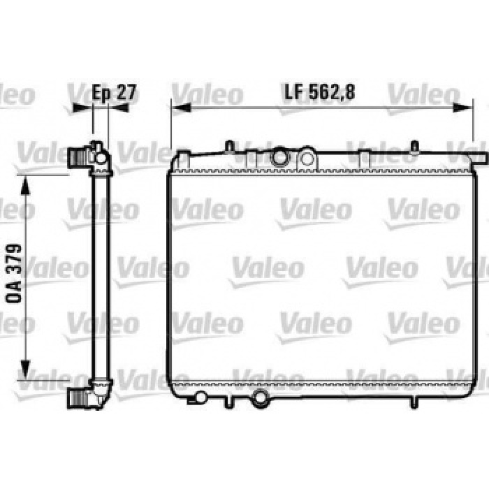 MOTOR RADYATOR P206 1.4 1.6 1.8 2.0 HDI KLIMALI OTOMATIK - VALEO 732910