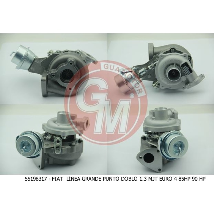 TURBO SARJ LINEA-PUNTO 1.3MJT EURO 4 85HP 90 HP - GUA 40627