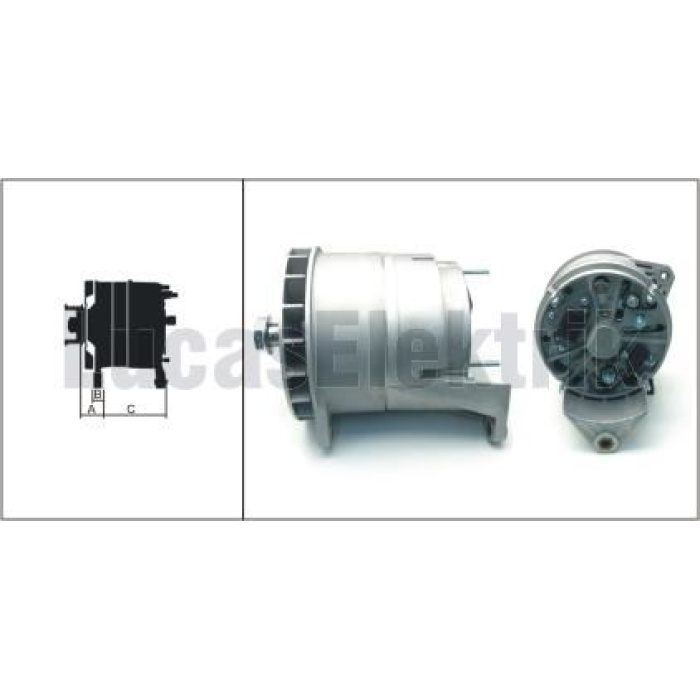 ALTERNATOR 24V 140A MERCEDES BENZ 303 O303 402 - LUCAS LEA0647