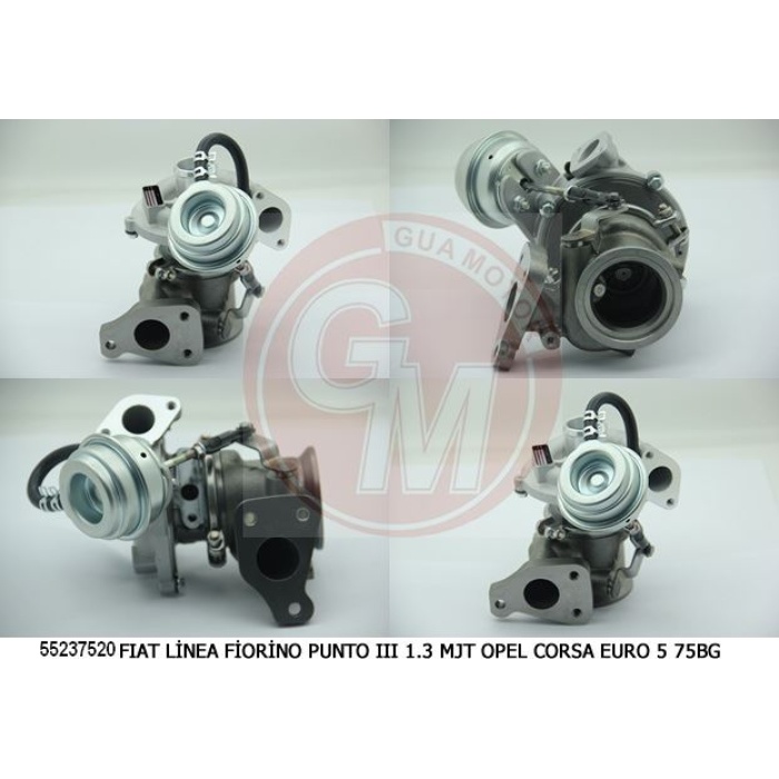 TURBO SARJ LINEA FIORINO PUNTO III 1.3 MJT OPEL CORSA EURO 5 75BG - GUA 40663