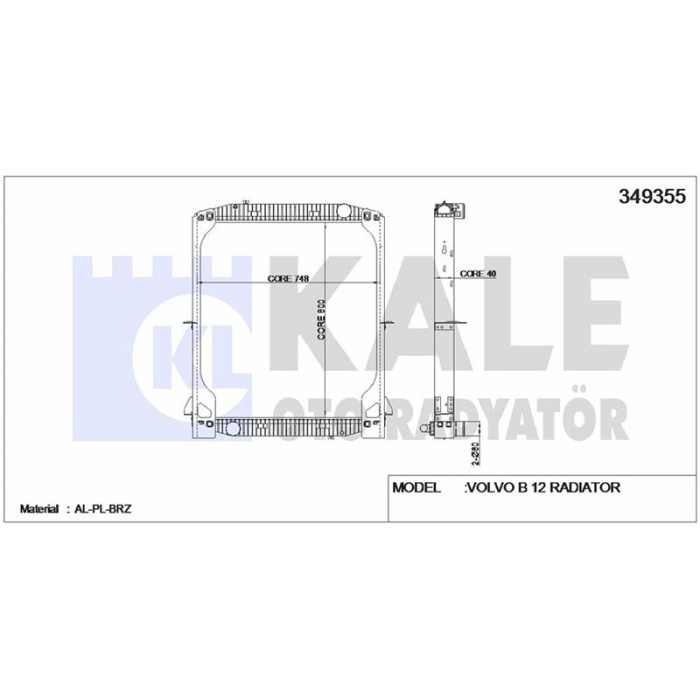 MOTOR SU RADYATORU IVECO EURO TRACKER - EUROTECH CERCEVELI - MT - KALE 349355