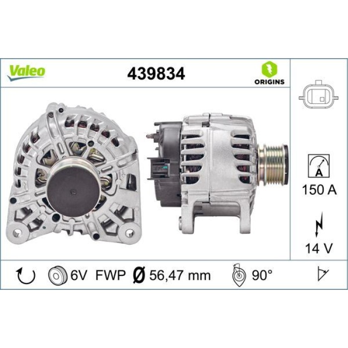 ALTERNATOR - VALEO 439834