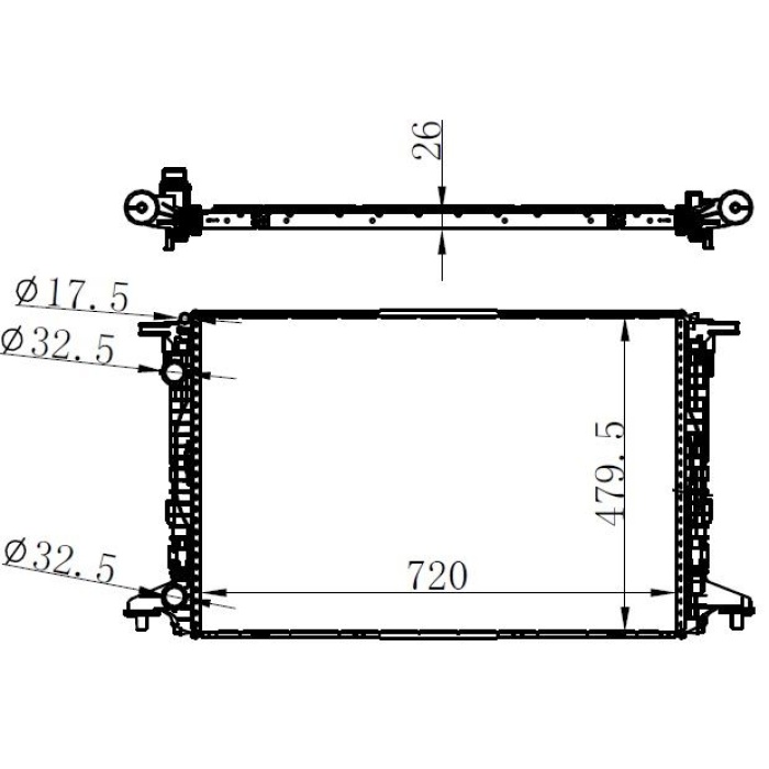 MOTOR SU RADYATORU A4 Q7 16- A5 17- A6 A7 Q8 19- TOUAREG 18- - NRF 550030