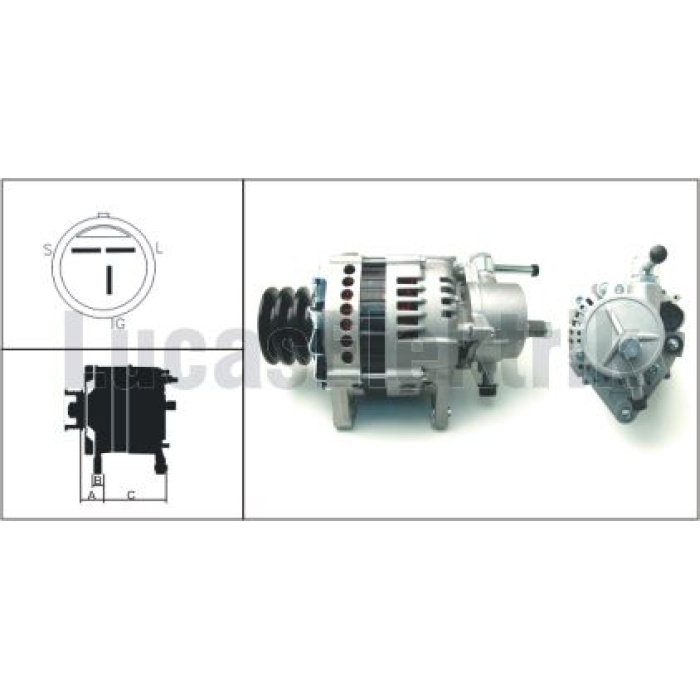 ALTERNATOR 24V 50A ISUZU NPR66 SAMPIYON - LUCAS LEA0651