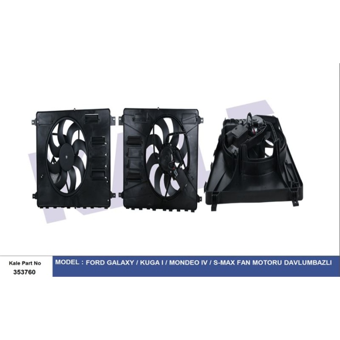 FAN MOTORU  DAVLUMBAZLI FORD GALAXY  -  KUGA I  08- 13 -   S-MAX 08- MONDEO 07-14 2.0 TDCI - KALE 353760