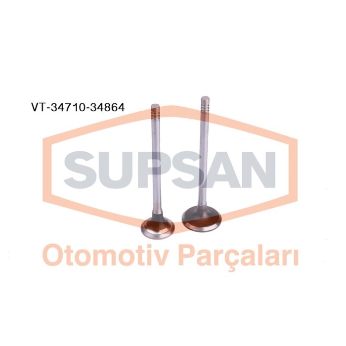 SUBAP TAKIMI SCUDO 2.0 16V MULTIJET 120HP  16 SUBAP  - SUPSAN TV-34710-34864