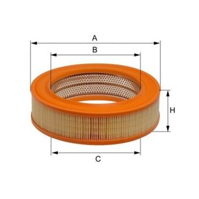 HAVA FILTRESI W123 79-85 S123 79-85 T1 BUS 601 89-96 DIZEL - FUJI FH12700