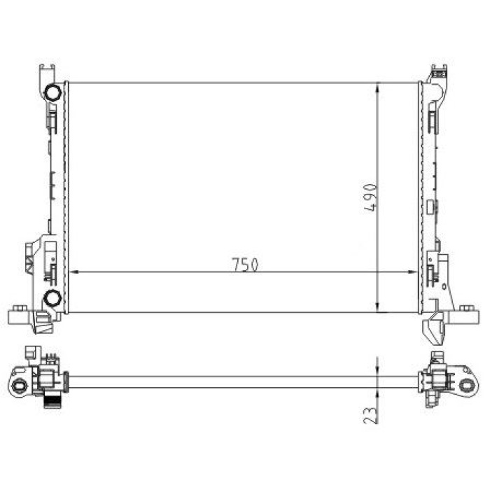 MOTOR RADYATORU OPEL VIVARO B 14- TRAFIC III 14- 1.6 DCI - ORIS MOP561023