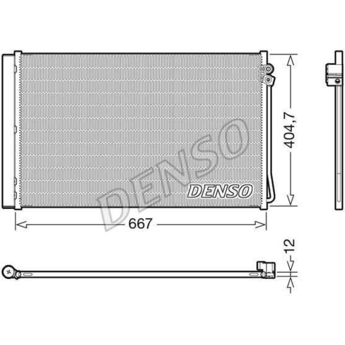 KLIMA RADYATORU V-CLASS W447 14- VITO W447 14- SPRINTER 910 18- - DENSO DCN17062