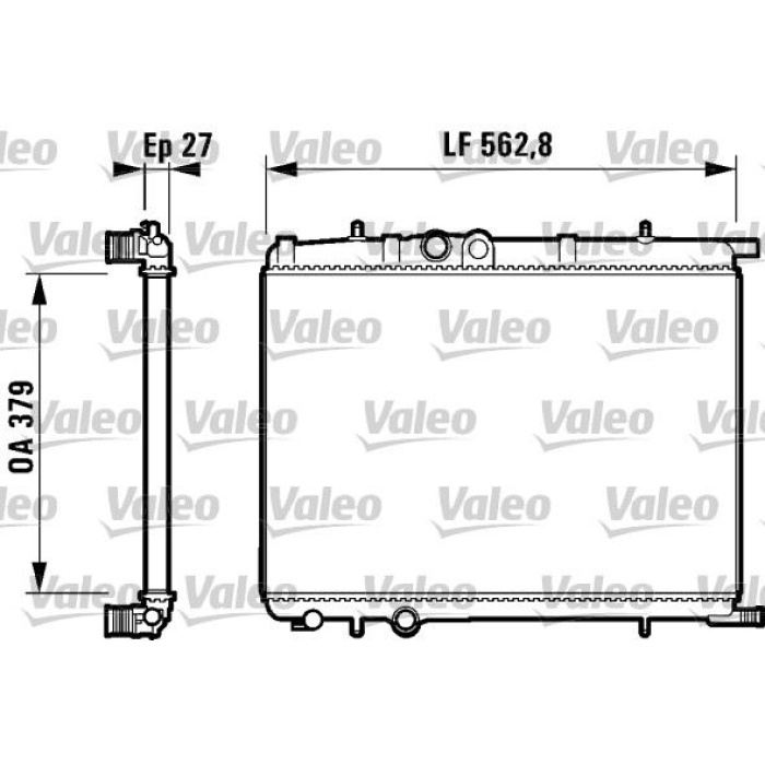 RADYATOR XSARA PICASSO - VALEO 732909