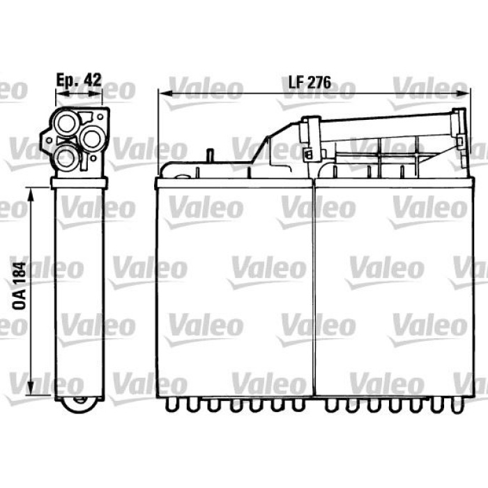 KALORIFER RADYATORU BMW SERI 5 E34 535 I - VALEO 883982