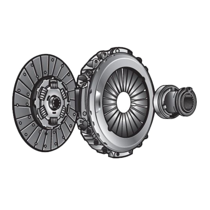 3 LU DEBRIYAJ TAKIMI BASKI+DISK+RULMAN 430 DTE 35300 - MAN TGX EU5 - VALEO 827289