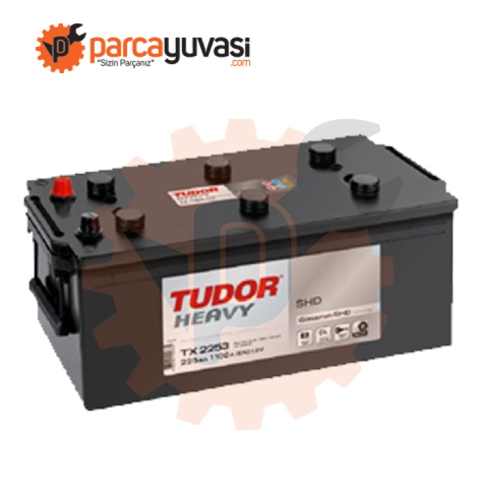 AKU 12V 225 AH SHD 518X279X240 D06 SUPER AGIR HIZMET - TUDOR TX2253