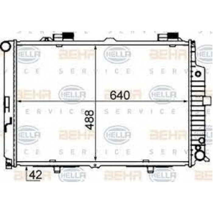 MOTOR SU RADYATORU E-CLASS W210 96-99 S210 96-99 - BEHR 8MK376712-784