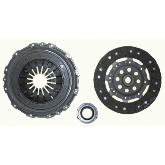 DEBRIYAJ SETI BASKI BALATA RULMAN TRANSPORTER T4 2.4D AJA AAB DJZ SANZIMAN 220MM 95-04 - SACHS 3000 829 001