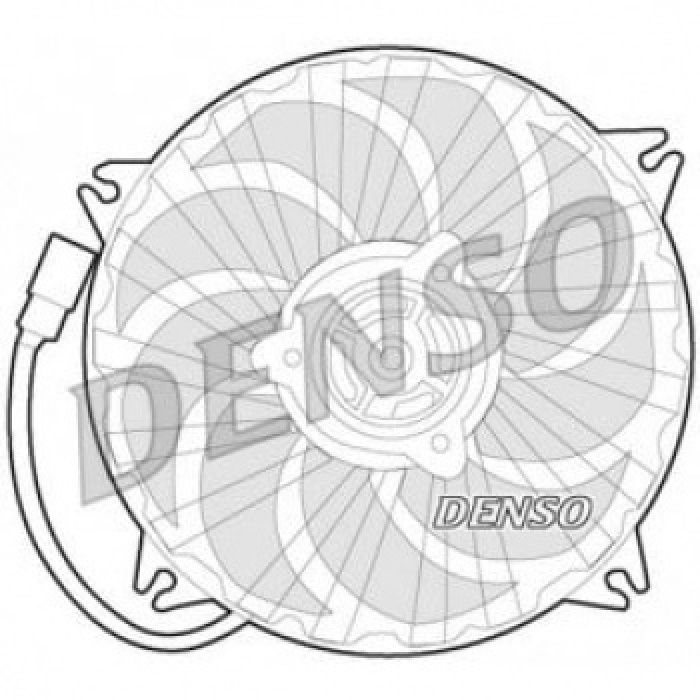 FAN MOTORU PARTNER II BERLINGO II 1.6HDI - 2.0HDI XSARA II 1.4HDI - 1.6 16V OTOMATIK KLIMASIZ 350W - DENSO DER21017