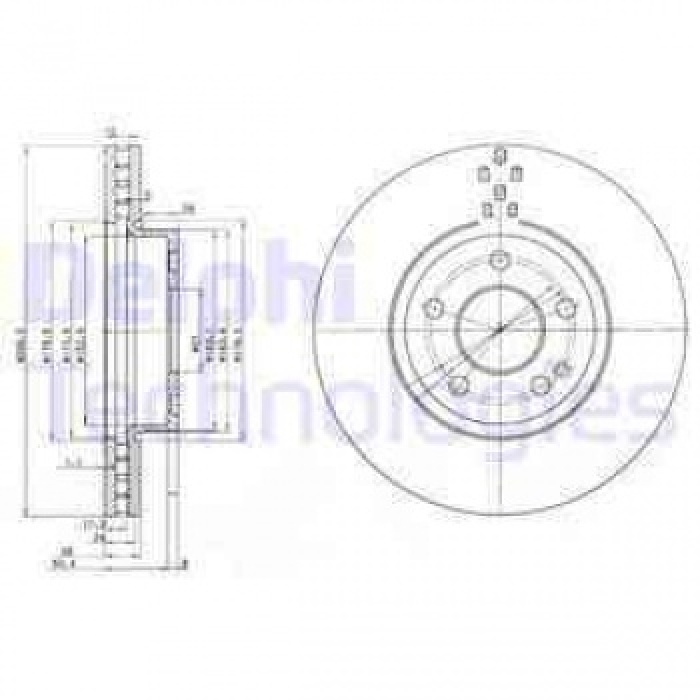 ON FREN DISKI CIFTLI PAKET MERCEDES VIANO. VITO 09-03- - DELPHI BG3838