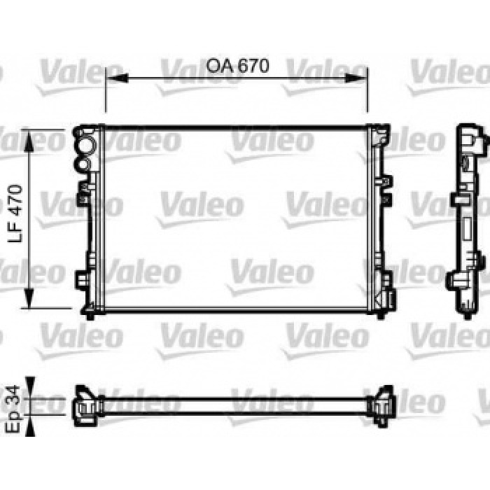 MOTOR SU RADYATORU EXPERT JUMPY SCUDO XUD9TE 1.9TD KLIMASIZ - 2000 - VALEO 731168