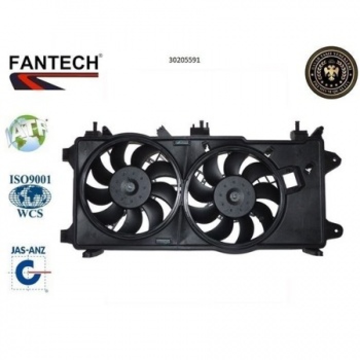 FAN MOTORU DOBLO 1.3 JTD-1.9 JTD A-C 2005- - FANTECH 30205591