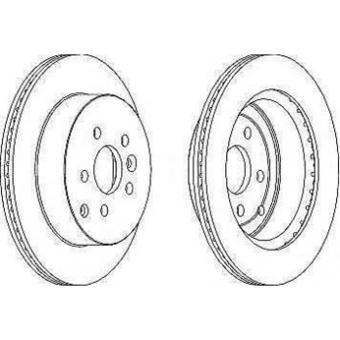 ARKA FREN DISKI FREELANDER 2 2.0-3.2 TD - FERODO DDF1609