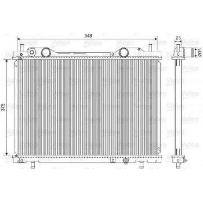 MOTOR RADYATORU MAREA 1.8 2.0 BRAVO 1.8 2.0 95-01 - VALEO 731972