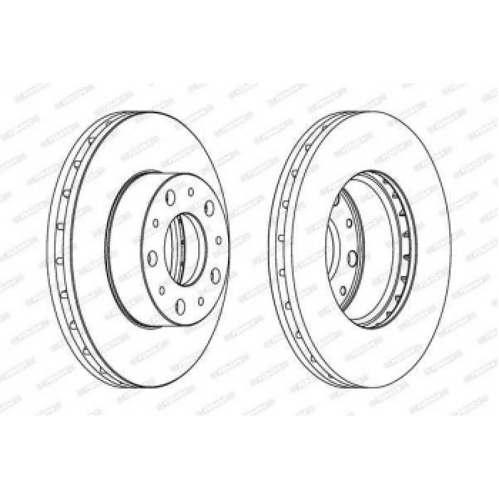 ON FREN DISK AYNASI BOXER III JUMPER III DUCATO III 14Q 15 JANT - CAP 280MM KALINLIK 28MM - FERODO DDF1800