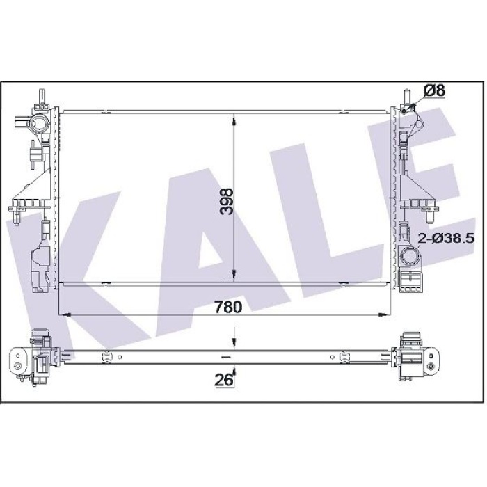 MOTOR SU RADYATORU BOXER III-JUMPER III 2.0HDI - KALE 355550