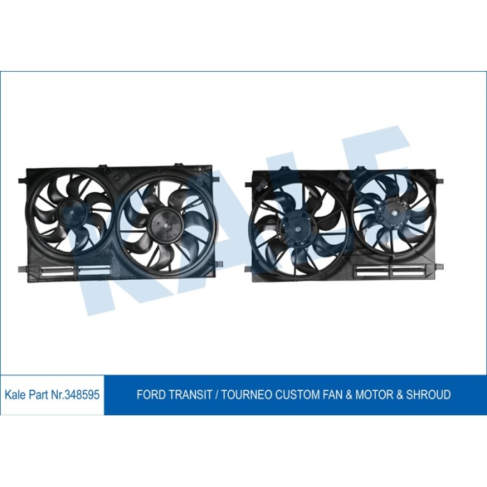 FAN MOTORU DAVLUMBAZLI FORD TRANSIT V363  TOURNEO CUSTOM PANTHER ENGINE ESKI KOD 348605 - KL348595