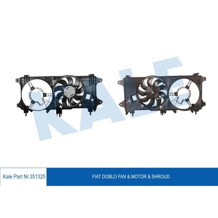 FAN MOTORU DAVLUMBAZLI FIAT DOBLO  1.3 MJET 03=- 1.9JTD 01=- EURO III NAC - KL351325