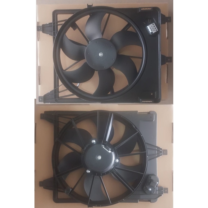 FAN MOTORU DAVLUMBAZLI RENAULT CLIO II KANGOO  DACIA LOGAN 04-08 SANDERO 08-- REZISTANSLI KLIMALI - KL353780