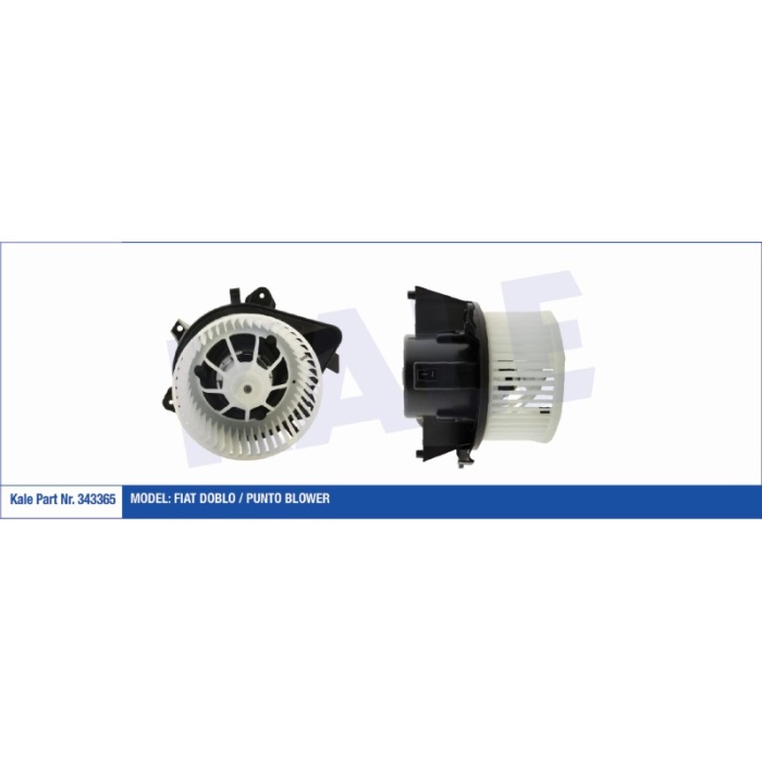 KALORIFER MOTORU BLOWER 12V FIAT DOBLO - PUNTO - KL343365